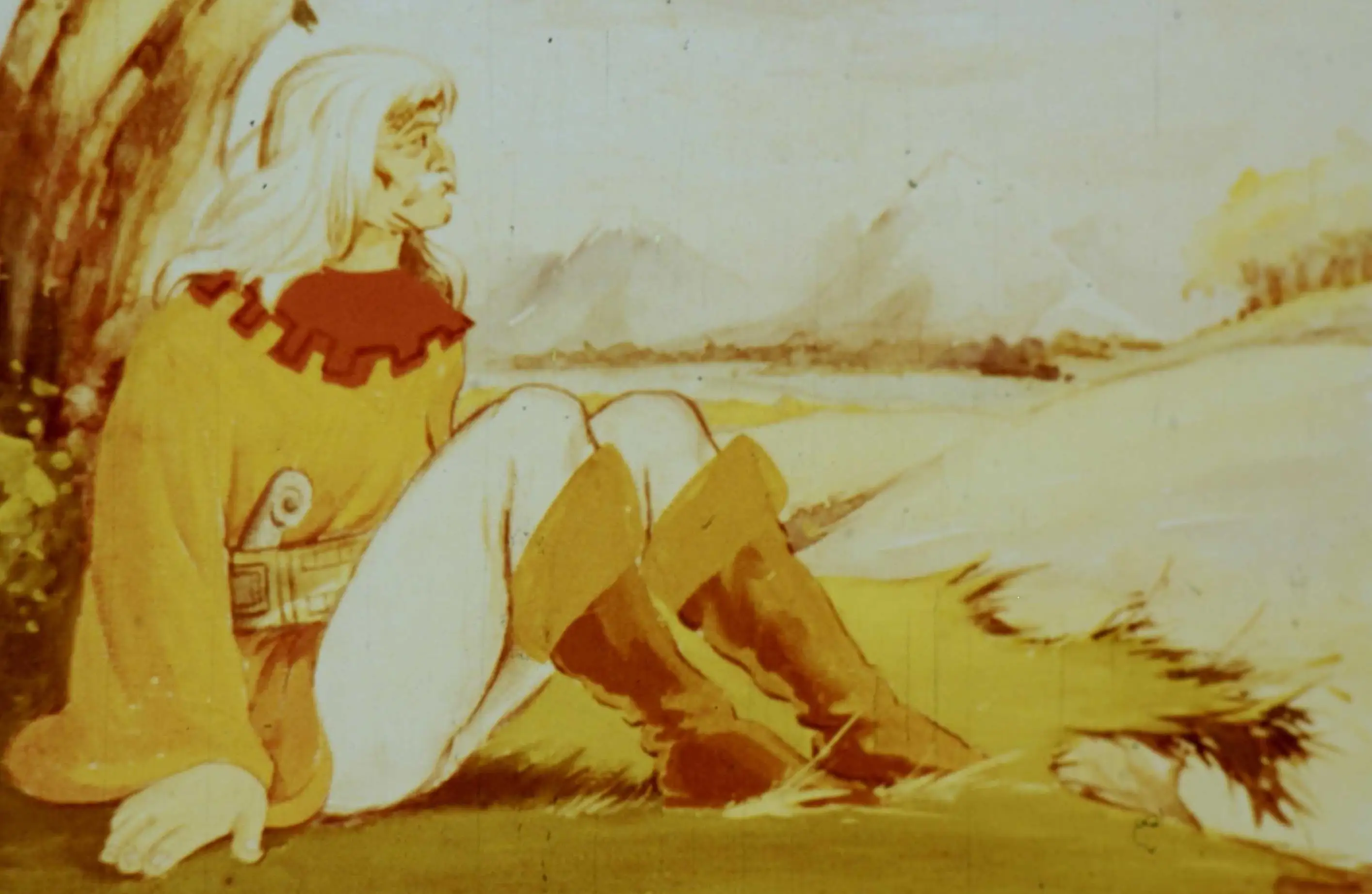 Text despre Bătrânul Dan care trăiește izolat, contemplând natura.