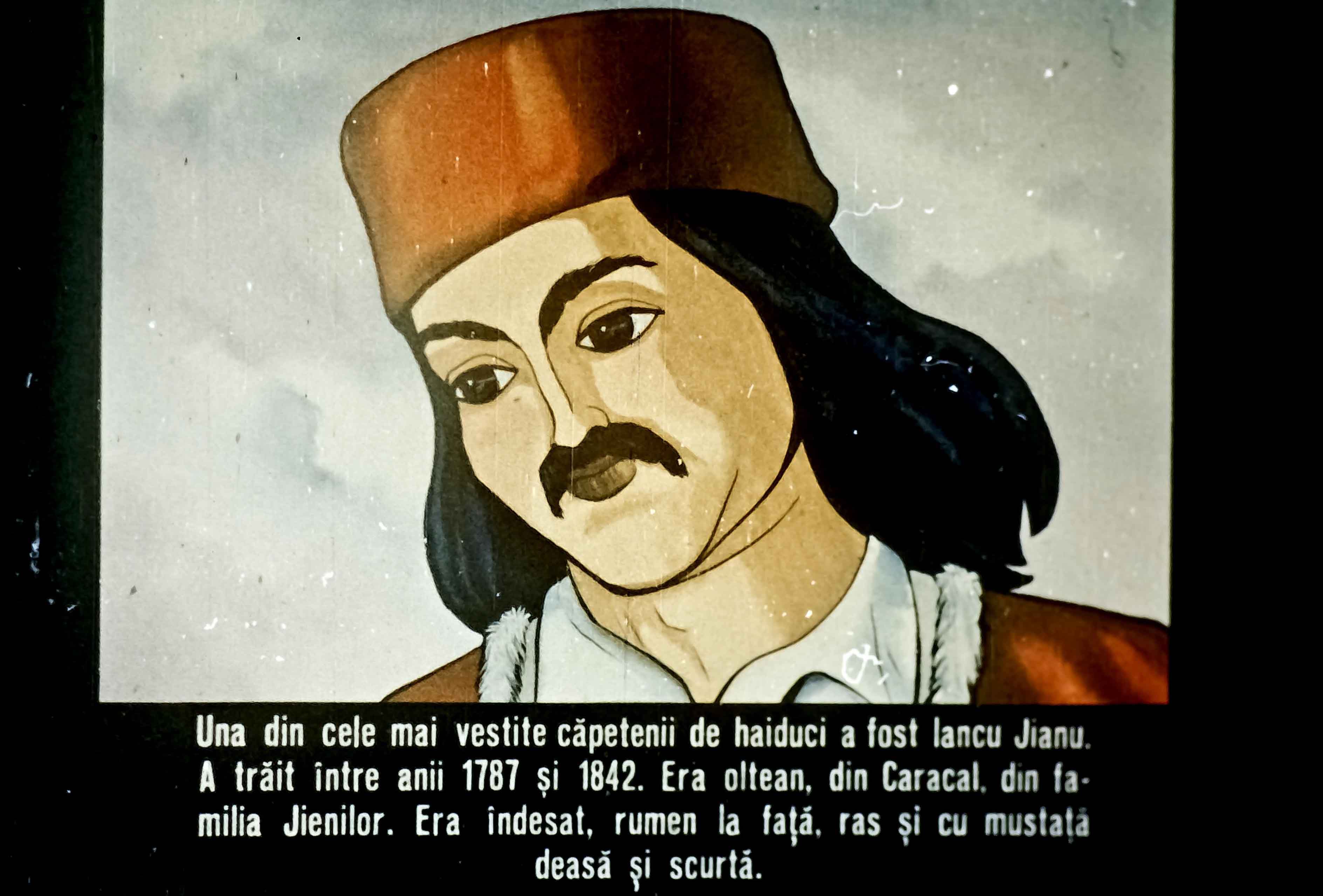 Portretul lui Iancu Jianu, o personalitate istorică română, cu detalii despre viața și caracteristicile sale.