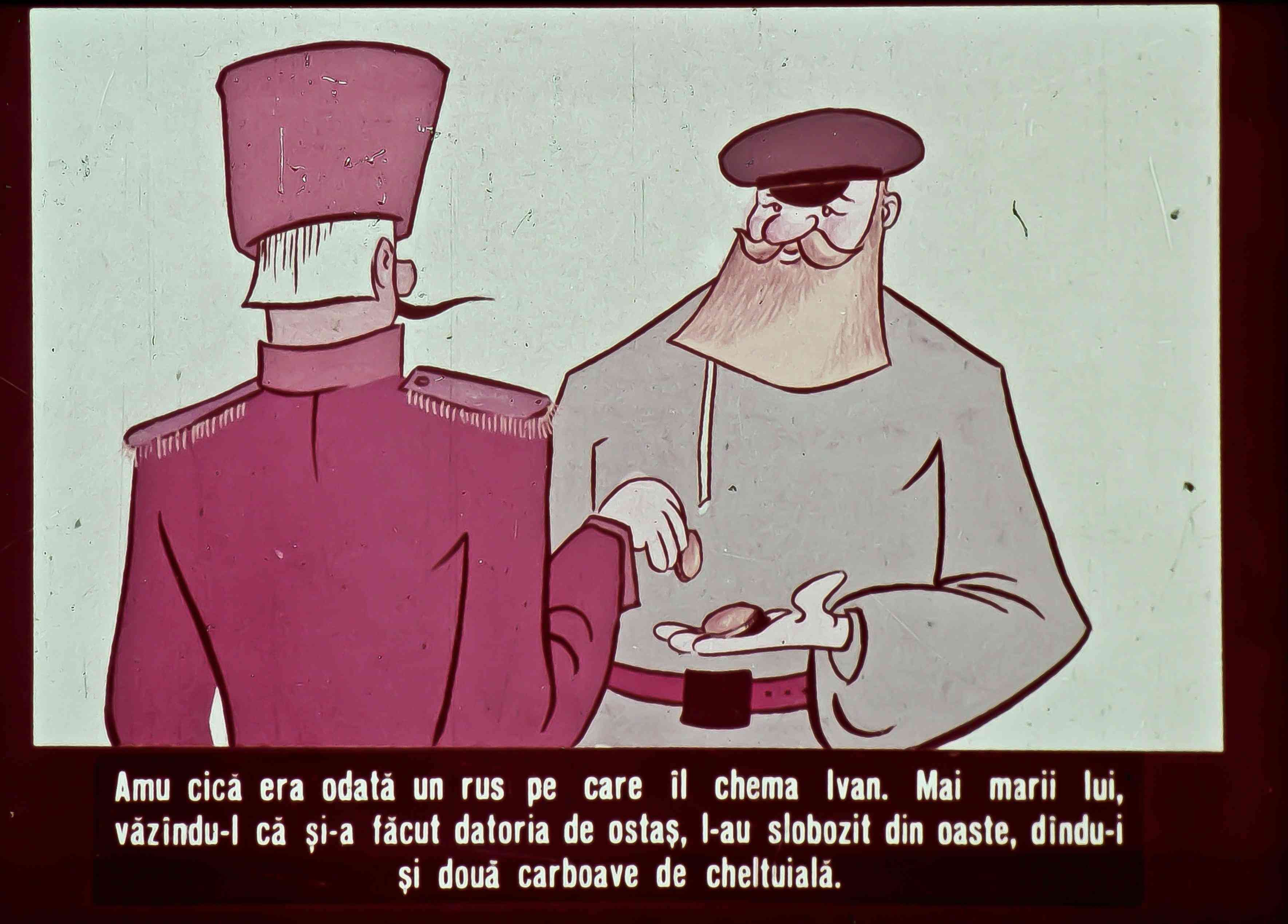 Imagine ilustrativă cu un bărbat care discută cu alt bărbat, context istoric, text explicativ.
