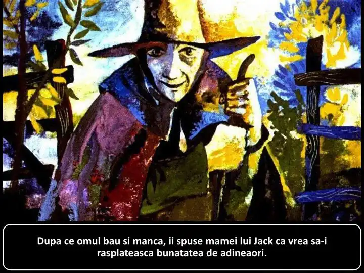 Ilustrație colorată cu un personaj care poartă o pălărie și face un gest de aprobat.