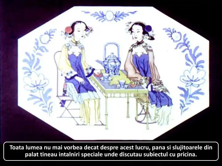 Ilustrație cu două femei la o masă, discutând despre o temă importantă.