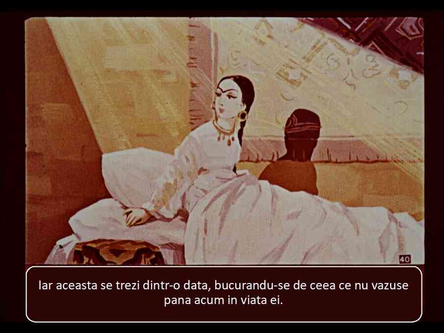 Ilustrație cu o femeie trezită, exprimându-și bucuria pentru ceva nou descoperit în viața ei.